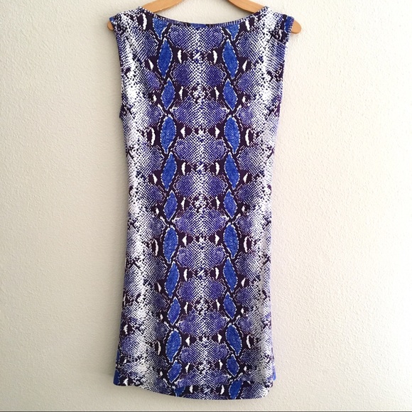 Diane Von Furstenberg Sheath Dress Sz 12 Purple - Picture 2 of 8